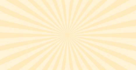  Simple  yellow background with stripes. Sunburst radial vector.