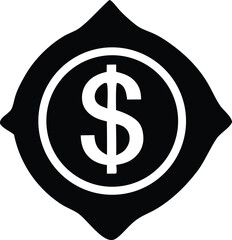 dollar icon vector illustration