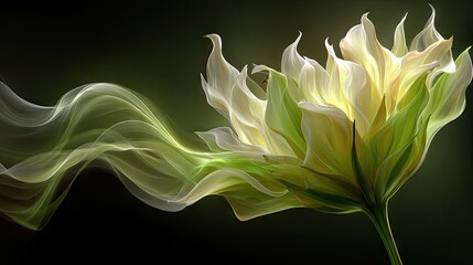 Floral Dream with Smoky Wisps