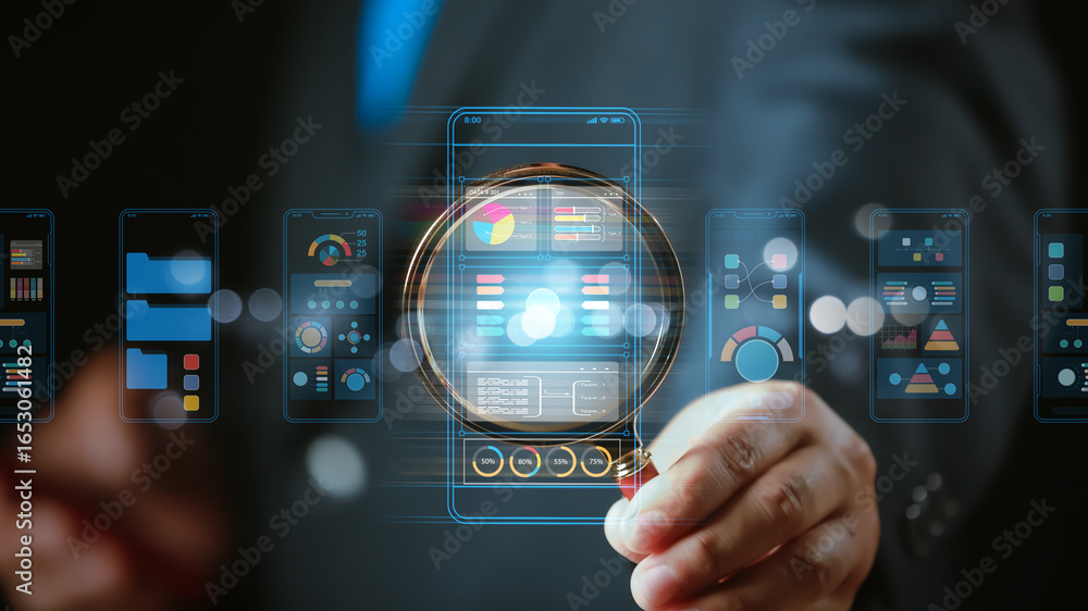 Fototapete ux ui, mobile app user interface designs, digital software, mobile app development concept. planning