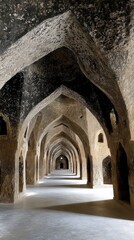 Fototapeta premium Arched Interior Hallway