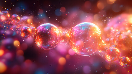 Vivid capture of starlight condensing into radiant orbs within a containment ring white background 