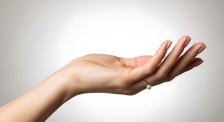 Graceful Hand Offering or Accepting