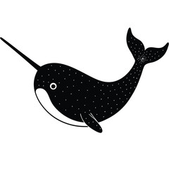 narwhal vector © ABIR