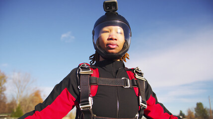 Skydiving Adventure Athlete Outdoors Extreme Sports Excitement Freedom Action Risk Thrill Experience Jump Adrenaline Nature Leisure Fun Sky Exhilaration Challenge Empowerment Daring Motion Height