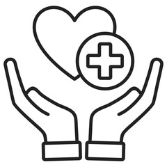 Healthcare Outline Icon