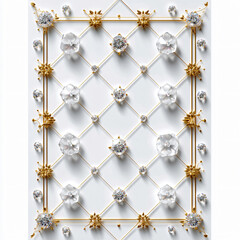 Goldsmithing Jewelry Design Floral Patterns Diamonds Gemstones Luxury Craftsmanship Shine Brilliance Artistic Decor Ornamentation Fashion Accessories Wedding Rings Glamorous Premium Highend Elegant