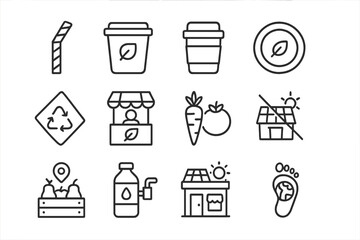 set of icons for web design