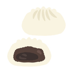 あんまん　イラスト