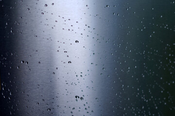 Obraz premium raindrops on window. closeup image