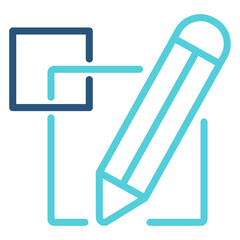 Logo Outline Color Icon