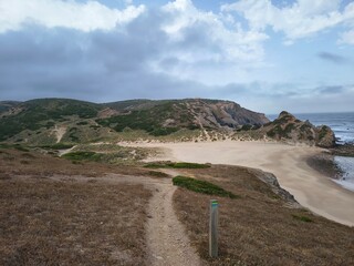 A sandy path of Fishermen's trail