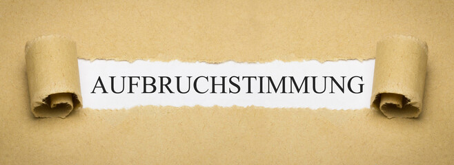 Aufbruchstimmung