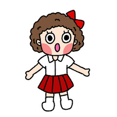 child standing shouting