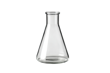 Clear glass conical flask (1)