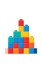 Obraz premium Colorful block tower