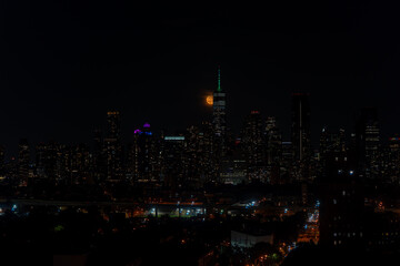 night view of the city