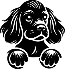 Peeking dog bundle Animal Dog silhouette 