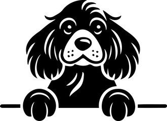 Peeking dog bundle Animal Dog silhouette 