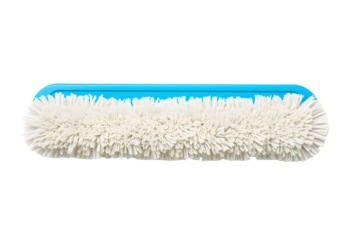 Fluffy Cleaning Pad with Blue Handle
