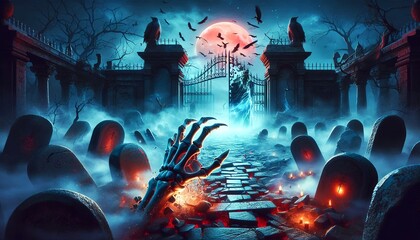 scary hallowen background 