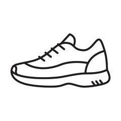 Running Shoe icon.  Sport Sneaker