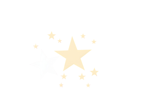 Shining Stars Illustration on Transparent Background - Powered by Adobe