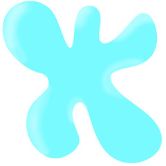 water drops on white background