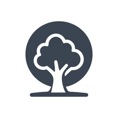 Tree circle icon