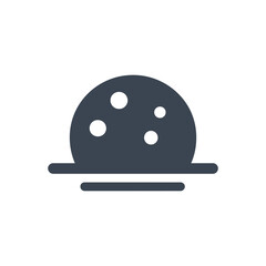 Moon horizon icon