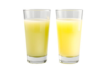 Two Glasses of Freshly Squeezed Juice