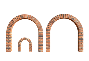 Brick Archways Architectural Elements for Various Applications