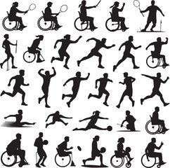 Tennis Player Silhouette Vector – Sports Design Collection

Tennis Racket and Ball Vector Bundle – Athlete Action Silhouettes

Tennis Silhouette Vector Set – Sport Icon and Logo Design