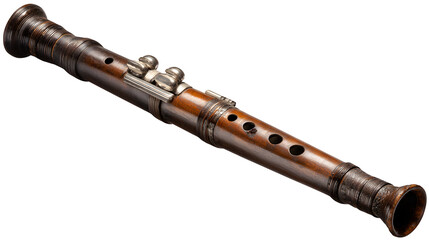 Naklejka premium Fife instrument used in field music ensembles