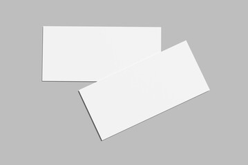 gift voucher blank mockup