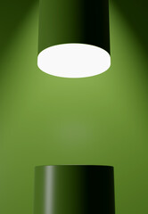 Green wall background