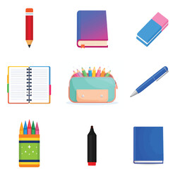 Educational Supplies Colorful Stationery Set for Students and Creative School Projects
