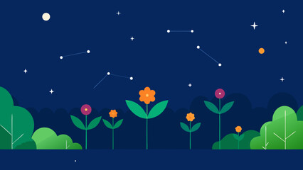 Mystical Garden Where You Cultivate Glowing Constellations