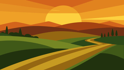 Obraz premium Witness a Solitary Large Oak Tree on Top of a Grassy Hill