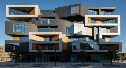 modern apartment building