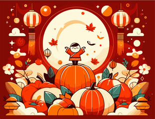 mid autumn festival background