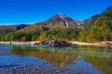 Autumn season of Kamikochi, Chubu-Sangaku National Park,  Japan Beautiful mountain, Nature...
