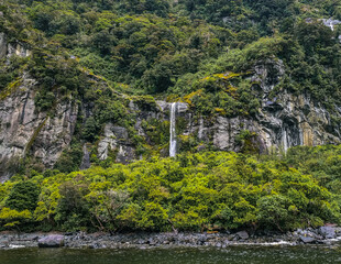 Bridal Veil Falls Hidden Behind Lush Greenery