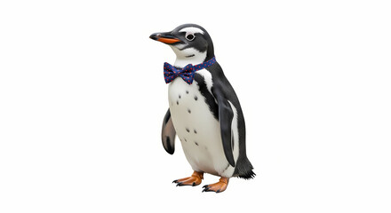 Fototapeta premium penguin on white background