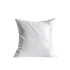 Isolated pristine cushion, perfect for digital mockups and interior design projects on transparent