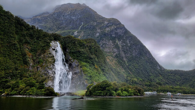 Bowen Falls in Milford Sound