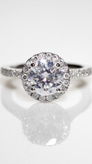 Luxury Diamond Rings Jewelry Elegant Gemstones Engagement Wedding Sparkling Bling Precious Metal Rhodium Style Unique Craftsmanship Glamour Statement Accessory Gift Adornment Vintage Fashionable