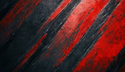 Abstract background with diagonal red and black stripes, a dark abstract texture, simple lines, and a modern design.
