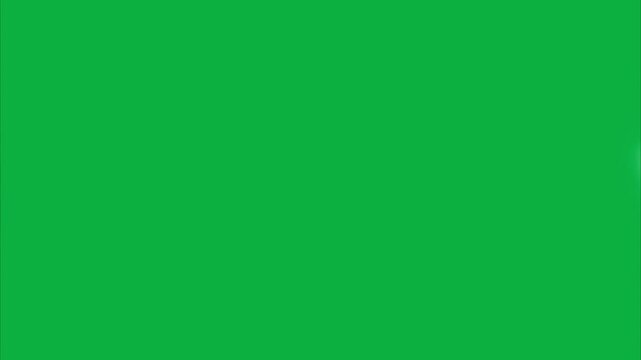  Yellow arrow cursor with a glowing effect clicking on a green screen. Chroma key animation for user interface interaction, call to action buttons, website navigation, and software tutorials