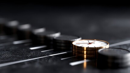 Time Management Concept Increase Efficiency Reduce Working Time Optimize Business Management and Payment. Boost productivity streamline workflow elevate operational control accelerate